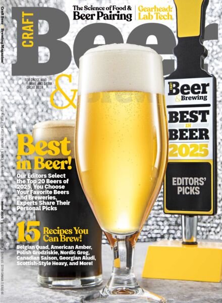 Craft Beer & Brewing – Winter 2025 Cover