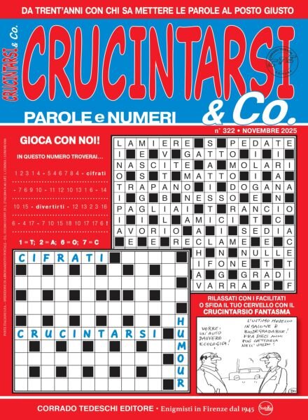 Crucintarsi & Co – Novembre 2025 Cover
