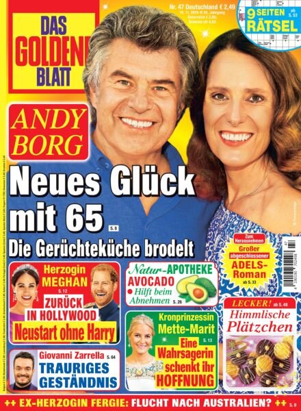 Das Goldene Blatt – 15 November 2025 Cover