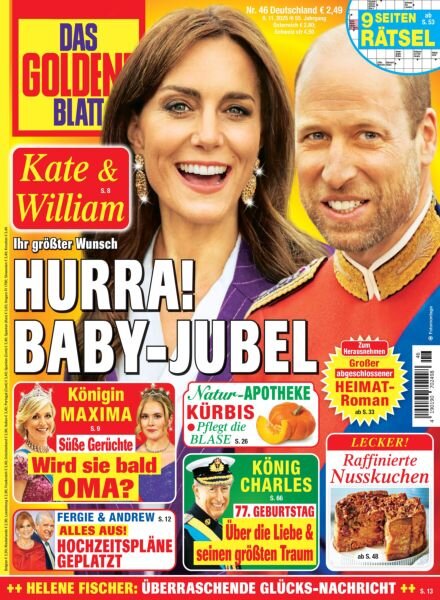 Das Goldene Blatt – 8 November 2025 Cover