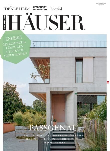 Das Ideale Heim Spezial – Einfamilien Hauser 2025 Cover