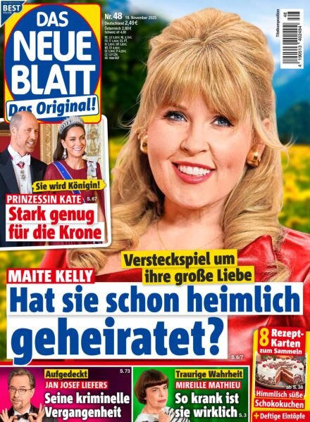 Das Neue Blatt – 19 November 2025 Cover