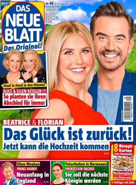 Das Neue Blatt – 26 November 2025 Cover