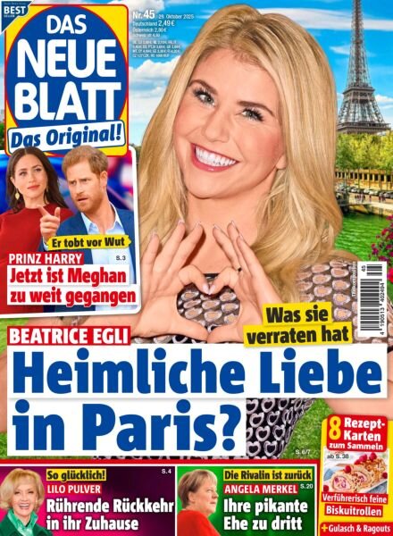 Das Neue Blatt – 29 Oktober 2025 Cover