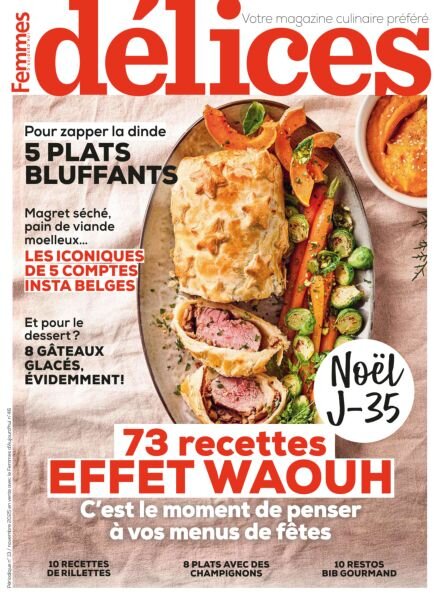 Delices de Femmes d’Aujourd’hui – Novembre 2025 Cover