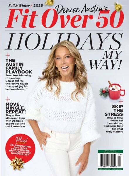 Denise Austin’s Fit Over 50 – Holidays My Way! Fall & Winter 2025 Cover