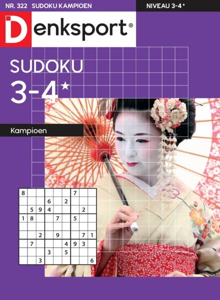 Denksport Sudoku 3-4 kampioen – 20 November 2025 Cover