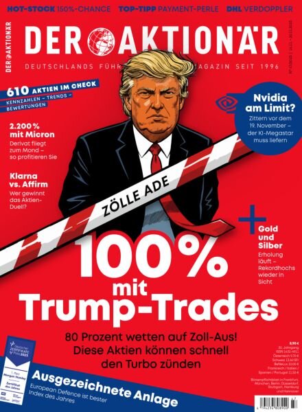 Der Aktionar – 14 November 2025 Cover
