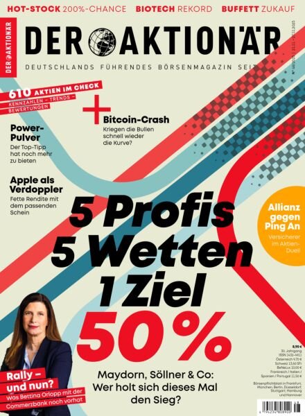 Der Aktionar – 21 November 2025 Cover