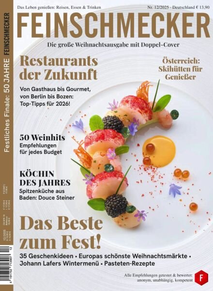 Der Feinschmecker – Dezember 2025 Cover