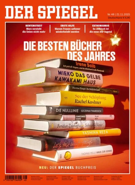 Der Spiegel – 21 November 2025 Cover