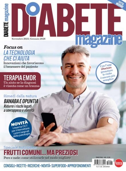 Diabete Magazine – Novembre 2025 – Gennaio 2026 Cover