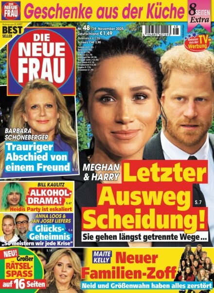 Die Neue Frau – 19 November 2025 Cover