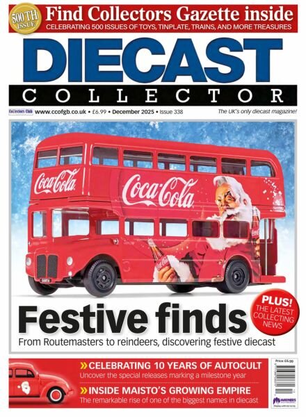 Diecast Collector – December 2025 Cover