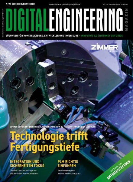 Digital Engineering – Oktober-November 2025 Cover