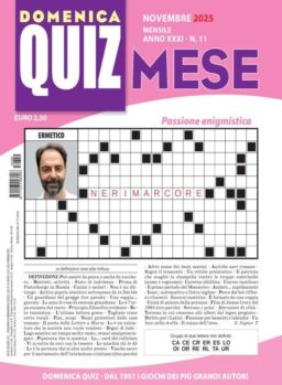 Domenica Quiz Mese – Novembre 2025
