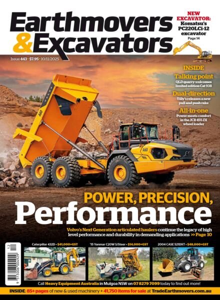 Earthmovers & Excavators – 9 November 2025 Cover