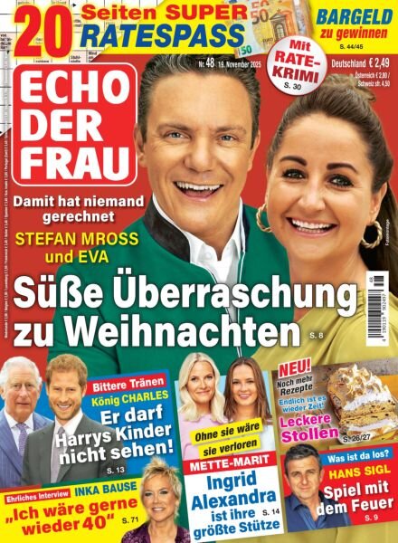 Echo der Frau – 19 November 2025 Cover