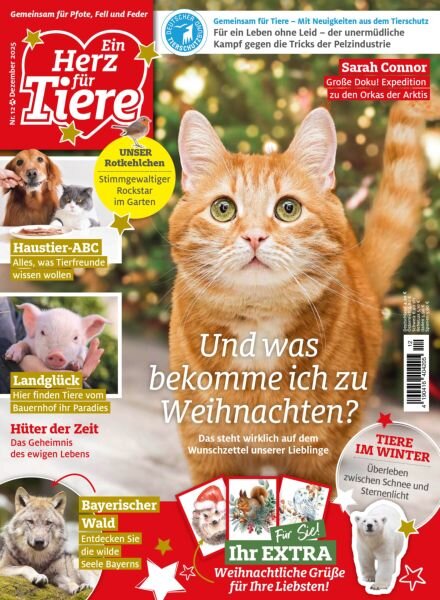 Ein Herz fur Tiere – Dezember 2025 Cover