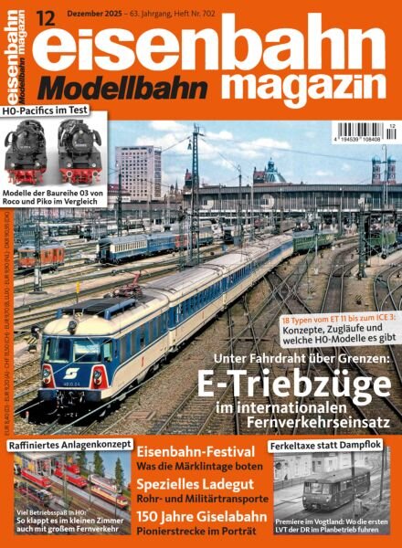 Eisenbahn Magazin – Dezember 2025 Cover