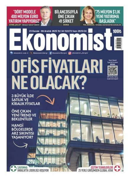 Ekonomist Turkiye – 22 Kasim 2025 Cover