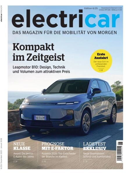 electricar Magazin – Nr 6 2025 Cover