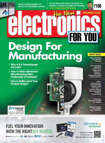 Electronics For You – November 2025 Cover