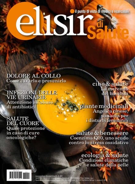 Elisir di Salute – Novembre-Dicembre 2025 Cover