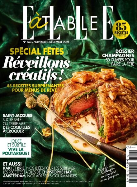 Elle a Table – Novembre-decembre 2025 Cover