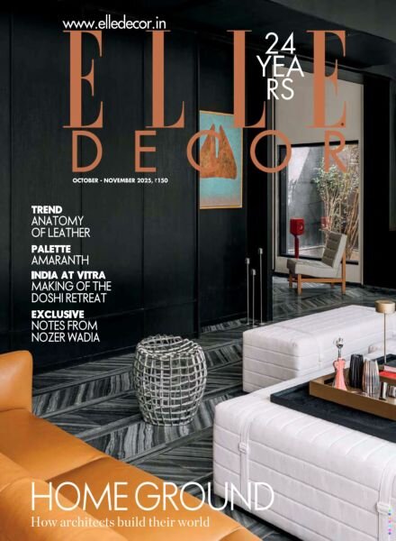 Elle Decor India – October-November 2025 Cover