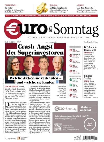 Euro am Sonntag – 21 November 2025 Cover