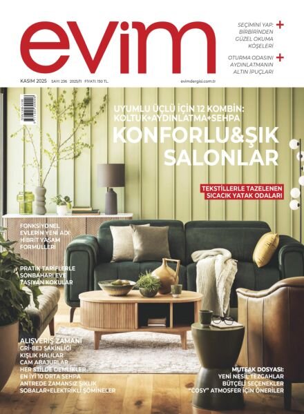Evim – Kasim 2025 Cover