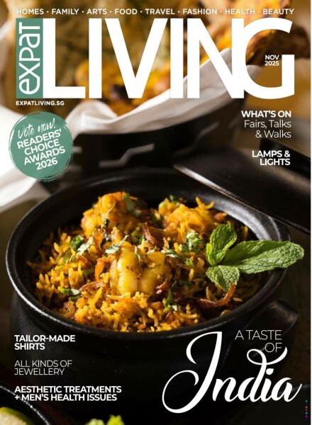 Expat Living Singapore – November 2025 Cover