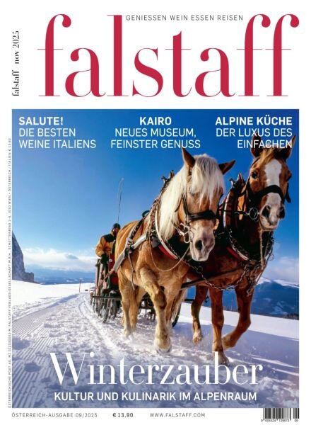 Falstaff Magazin Osterreich – November 2025 Cover