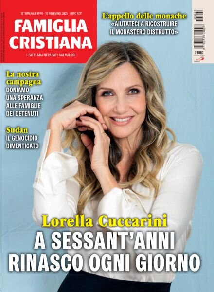 Famiglia Cristiana – 16 Novembre 2025 Cover