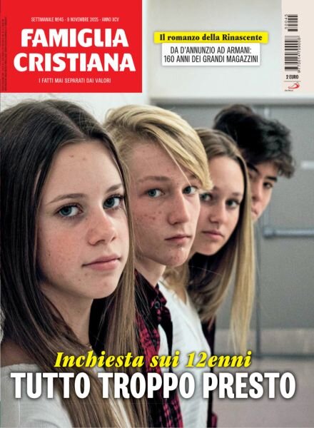Famiglia Cristiana – 9 Novembre 2025 Cover