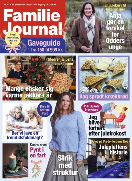Familie Journal – 17 November 2025 Cover