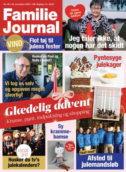 Familie Journal – 24 November 2025 Cover