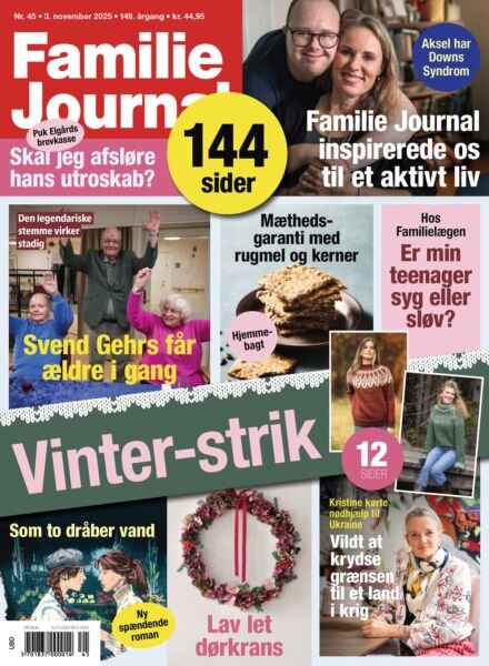 Familie Journal – 3 November 2025 Cover