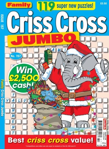 Family Criss Cross Jumbo – November 2025 Cover