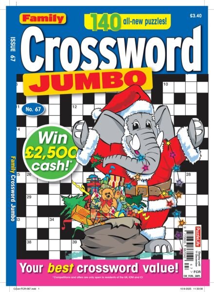 Family Crossword Jumbo – November 2025 Cover