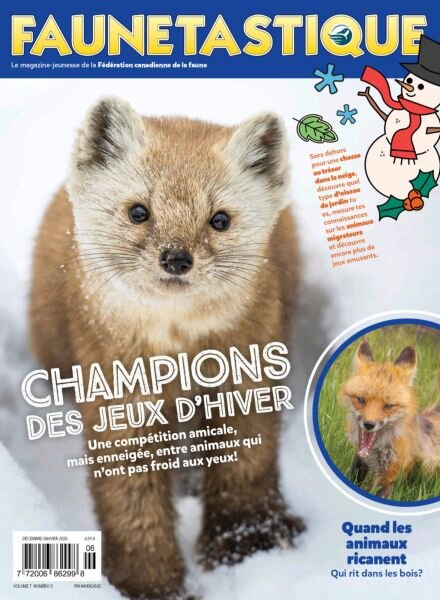 Faunetastique – Decembre 2025 – Janvier 2026 Cover