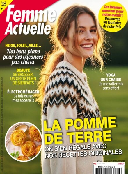 Femme Actuelle – 1er Novembre 2025 Cover