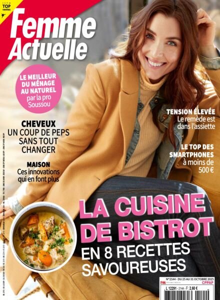 Femme Actuelle – 25 Octobre 2025 Cover