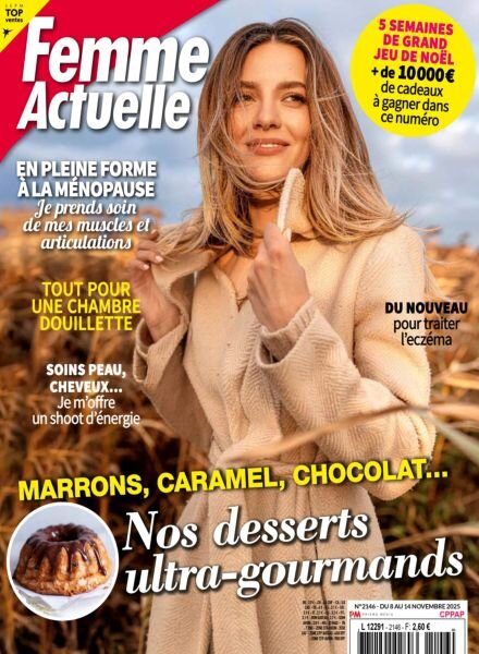 Femme Actuelle – 8 Novembre 2025 Cover