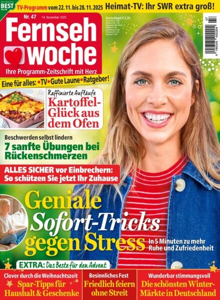 Fernsehwoche – 14 November 2025 Cover