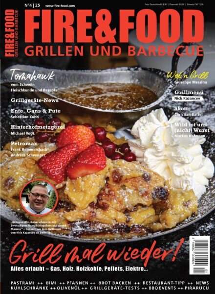 Fire & Food Grillen und Barbecuen – November 2025 Cover