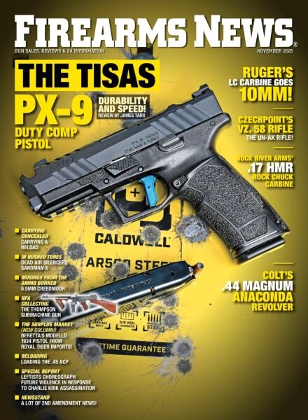 Firearms News – November 2025 Cover