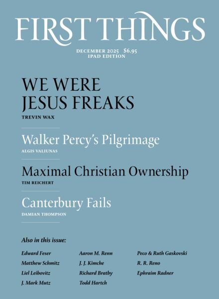First Things – December 2025 Cover