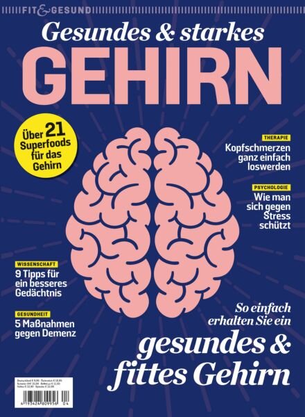 Fit & Gesund – Gesundes & Starkes Gehirn 2025 Cover
